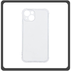 Θήκη Πλάτης - Back Cover, Silicone Σιλικόνη Material PC+TPU Protective Case Transparent Διάφανο For iPhone 14 Plus