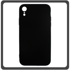 Θήκη Πλάτης - Back Cover, Silicone Σιλικόνη Ultra Thin Feather Black Μαύρο For iPhone XR