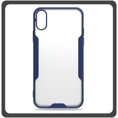Θήκη Πλάτης - Back Cover, Silicone Σιλικόνη TPU-Rimmed Acrylic Protective Case Blue Μπλε For iPhone XR
