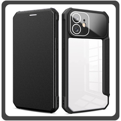 Θήκη Book, Δερματίνη Magnetic Leather Case Black Μαύρο For iPhone 11