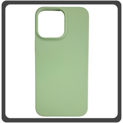 Θήκη Πλάτης - Back Cover, Silicone Σιλικόνη High Quality Liquid TPU Soft Protective Case Green Πράσινο For iPhone 14 Pro Max