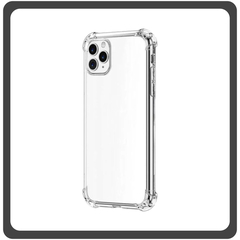 Θήκη Πλάτης - Back Cover, Silicone Σιλικόνη Material PC+TPU Protective Case Transparent Διάφανο For iPhone 12 / 12 Pro
