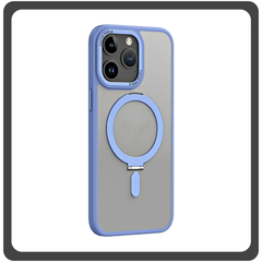 Θήκη Πλάτης - Back Cover, Silicone Σιλικόνη Creative Invisible Bracket Protective Case Sky Blue Μπλε For iPhone 12 / 12 Pro