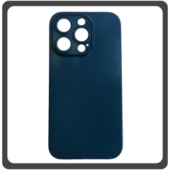 Θήκη Πλάτης - Back Cover, Silicone Σιλικόνη Ultra Thin Feather Case Dark Blue Μπλε For iPhone 13 Pro Max