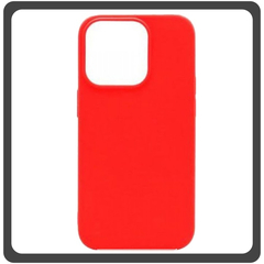 Θήκη Πλάτης - Back Cover, Silicone Σιλικόνη High Quality Liquid TPU Soft Protective Case Red Κόκκινο For iPhone 12 / 12 Pro