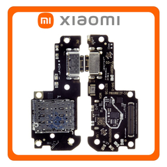 HQ OEM Συμβατό Με Xiaomi Redmi Note 12 Pro 5G (22101316C, 22101316I) USB Type-C Charging Dock Connector Flex Sub Board, Καλωδιοταινία Υπό Πλακέτα Φόρτισης + Microphone Μικρόφωνο (Premium A+)