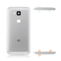 HQ OEM Huawei G8 (RIO-L01 RIO-L02 RIO-L03) Rear Back Battery Cover + Camera Lens, Πίσω Καπάκι Μπαταρίας Grey (Premium A+)