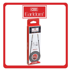 Earldom Καλώδιο TRRS 3.5mm Male - 3.5mm Male 1m (ET-AUX15) Black Μαύρο