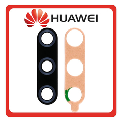 HQ OEM Συμβατό Με Huawei Y6p (MED-LX9, MED-LX9N) Rear Back Camera Glass Lens Πίσω Τζαμάκι Κάμερας (Premium A+​)