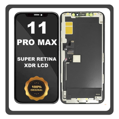 Γνήσια Original FOG For Apple iPhone 11 Pro Max, iPhone 11 ProMax (A2218, A2161) Super Retina XDR OLED LCD Display Screen Assembly Οθόνη + Touch Screen Digitizer Μηχανισμός Αφής Matte Space Μαύρο (Lifetime Warranty Για Συνεργατες B2B​)