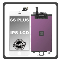 iPhone 6S+, iPhone 6S Plus (A1634, A1687) IPS LCD Display Screen Assembly Οθόνη + Touch Screen Digitizer Μηχανισμός Αφής White Άσπρο (Ref By Apple) (Lifetime Warranty Για Συνεργάτες B2B​)