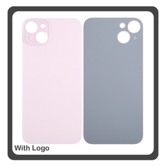 HQ OEM Συμβατό Με iPhone 15 , iPhone15 (A3090, A2846) Aftermarket Rear Back Battery Cover with Camera Big Hole Πίσω Κάλυμμα Πλάτη Καπάκι Μπαταρίας Pink Ροζ (Premium A+)