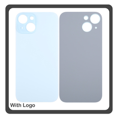 HQ OEM Συμβατό Με iPhone 15 , iPhone15 (A3090, A2846) Aftermarket Rear Back Battery Cover with Camera Big Hole Πίσω Κάλυμμα Πλάτη Καπάκι Μπαταρίας Blue Μπλε (Premium A+)
