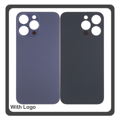 HQ OEM Συμβατό Με Apple iPhone 14 Pro (A2890, A2650) Aftermarket Rear Back Battery Cover with Camera Big Hole Πίσω Κάλυμμα Πλάτη Καπάκι Μπαταρίας Deep Purple Μωβ​ (Premium A+)