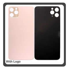 HQ OEM Συμβατό Με Apple iPhone 11 Pro, iPhone 11Pro (A2215, A2160) Premium Rear Back Battery Cover with Camera Big Hole Πίσω Κάλυμμα Πλάτη Καπάκι Μπαταρίας Matte Gold Χρυσό​ (Premium A+)
