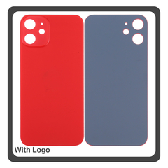 HQ OEM Συμβατό Με Apple iPhone 11 (A2221, A2111) Premium Aftermarket Rear Back Battery Cover with Camera Big Hole Πίσω Κάλυμμα Πλάτη Καπάκι Μπαταρίας Red Κόκκινο (Premium A+)