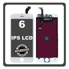 iPhone 6, iPhone6 (A1549, A1586) IPS LCD Display Screen Assembly Οθόνη + Touch Screen Digitizer Μηχανισμός Αφής White Άσπρο (Ref By Apple) (Lifetime Warranty Για Συνεργάτες B2B​)