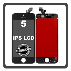 iPhone 5, iPhone5 (A1428, A1429) IPS LCD Display Screen Assembly Οθόνη + Touch Screen Digitizer Μηχανισμός Αφής Black Μαύρο (Ref By Apple) (Lifetime Warranty Για Συνεργάτες B2B​)