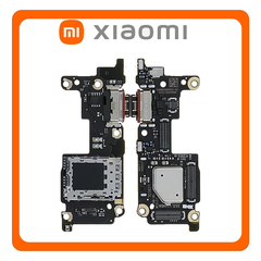 HQ OEM Συμβατό Με Xiaomi 12T 5G (22071212AG) / 12T Pro (22081212UG, 22081212G), USB Type-C Charging Dock Connector Flex Sub Board, Καλωδιοταινία Υπό Πλακέτα Φόρτισης + Microphone Μικρόφωνο (Premium A+)