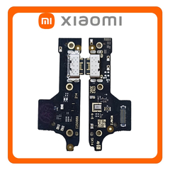 HQ OEM Συμβατό Με Xiaomi Redmi 12 4G (23053RN02A, 23053RN02Y​) USB Type-C Charging Dock Connector Flex Sub Board, Καλωδιοταινία Υπό Πλακέτα Φόρτισης + Microphone Μικρόφωνο (Premium A+)