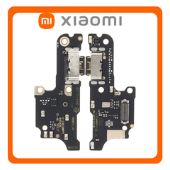 HQ OEM Συμβατό Με Xiaomi Redmi 13C 4G (23100RN82L, 23106RN0DA) USB Type-C Charging Dock Connector Flex Sub Board, Καλωδιοταινία Υπό Πλακέτα Φόρτισης + Microphone Μικρόφωνο (Premium A+)