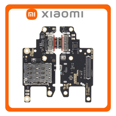 HQ OEM Συμβατό Με Xiaomi Redmi Note 13 Pro 5G (2312DRA50C, 2312CRAD3C), USB Type-C Charging Dock Connector Flex Sub Board, Καλωδιοταινία Υπό Πλακέτα Φόρτισης + Microphone Μικρόφωνο (Premium A+)