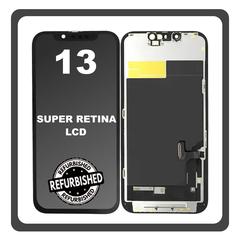 iPhone 13, iPhone13 (A2633, A2482) Super Retina XDR OLED LCD Display Screen Assembly Οθόνη + Touch Screen Digitizer Μηχανισμός Αφής Black Μαύρο (Ref By Apple) (Lifetime Warranty Για Συνεργατες B2B​)