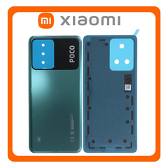 HQ OEM Συμβατό Με Xiaomi Poco X5 5G (22111317PG, 22111317PI) Rear Back Battery Cover Πίσω Καπάκι Πλάτη Μπαταρίας Green Πράσινο​ (Premium A+)