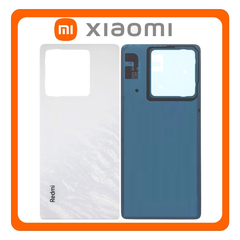 HQ OEM Συμβατό Με Xiaomi Redmi Note 13 5G (2312DRAABG, 2312DRAABI), Rear Back Battery Cover Πίσω Καπάκι Πλάτη Μπαταρίας Arctic White Άσπρο (Premium A+)