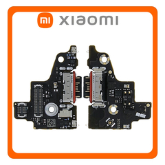 HQ OEM Συμβατό Με Xiaomi 12 Lite 5G (2203129G), USB Type-C Charging Dock Connector Flex Sub Board, Καλωδιοταινία Υπό Πλακέτα Φόρτισης + Microphone Μικρόφωνο (Premium A+)