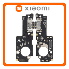 HQ OEM Συμβατό Με Xiaomi Poco M5 (22071219CG) USB Type-C Charging Dock Connector Flex Sub Board, Καλωδιοταινία Υπό Πλακέτα Φόρτισης + Microphone Μικρόφωνο (Premium A+)
