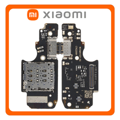 HQ OEM Συμβατό Με Xiaomi Poco X4 Pro 5G (2201116PG) USB Type-C Charging Dock Connector Flex Sub Board, Καλωδιοταινία Υπό Πλακέτα Φόρτισης + Microphone Μικρόφωνο (Premium A+)