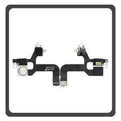 HQ OEM Συμβατό Με Apple iPhone 12, iPhone12 (A2403, A2172) Camera Flashlight Flex Cable Φλας + Microphone Μικρόφωνο (Premium A+)
