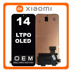HQ OEM Συμβατό Με Xiaomi 14 5G (23127PN0CC, 23127PN0CG) LTPO OLED LCD Display Screen Assembly Οθόνη + Touch Screen Digitizer Μηχανισμός Αφής Black Μαύρο (Premium A+)