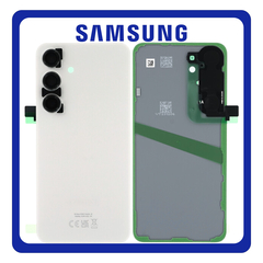 Γνήσια Original Samsung Galaxy S24 Plus, S24+ (SM-S926B, SM-S926B/DS) Rear Back Battery Cover Πίσω Κάλυμμα Καπάκι Μπαταρίας + Camera Lens Τζαμάκι Κάμερας Marble Grey Γκρι GH82-33275B​​ (Service Pack By Samsung)