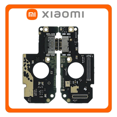 Γνήσια Original Xiaomi Redmi Note 12S (2303CRA44A, 23030RAC7Y) USB Type-C Charging Dock Connector Flex Sub Board, Καλωδιοταινία Υπό Πλακέτα Φόρτισης + Microphone Μικρόφωνο 560003K7SR00 (Service Pack By Xiaomi)
