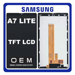 HQ OEM Συμβατό Με Samsung Galaxy Tab A7 Lite 8.7" 2021 (SM-T225, SM-T220, SM-T225N), TFT LCD Display Screen Assembly Οθόνη + Touch Screen Digitizer Μηχανισμός Αφής Black Μαύρο (Premium A+)