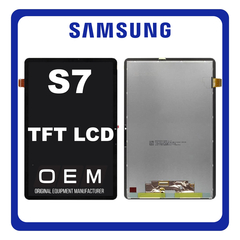 HQ OEM Συμβατό Με Samsung Galaxy Tab S7 11.0" (SM-T870, SM-T875, SM-T876B) TFT LCD Display Screen Assembly Οθόνη + Touch Screen Digitizer Μηχανισμός Αφής Black Μαύρο (Premium A+)