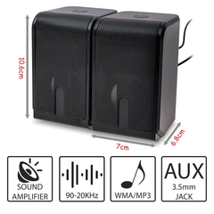Usb Ηχεία 2.0 Black P100