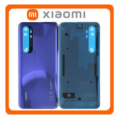 Γνήσια Original Xiaomi Mi Note 10 Lite (M2101K7AI, M2101K7AG) Rear Back Battery Cover Πίσω Κάλυμμα Πλάτη Καπάκι Μπαταρίας Nebula Purple Μωβ 550500006W4J 550500006X1L (Service Pack By Xiaomi)