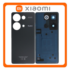 Γνήσια Original Xiaomi Redmi Note 13 Pro 4G (23117RA68G, 2312FPCA6G) Rear Back Battery Cover Πίσω Κάλυμμα Καπάκι Πλάτη Μπαταρίας Midnight Black 56000700N600 (Service Pack By Xiaomi)