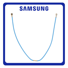 Γνήσια Original Samsung Galaxy A25 5G (SM-A256E, SM-A256E/DS) Coaxial Antenna Signal Module Flex Cable Ομοαξονικό Καλώδιο Κεραίας 120.7 mm Βlue Μπλε GH39-02148A (Service Pack By Samsung)