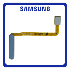 Γνήσια Original Samsung Galaxy A25 5G (SM-A256E, SM-A256E/DS) Fingerprint Sensor Flex Αισθητήρας Δαχτυλικού Αποτυπώματος Sensor Blue Μπλε GH96-16324D (Service Pack By Samsung)