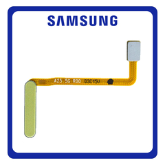 Γνήσια Original Samsung Galaxy A25 5G (SM-A256E, SM-A256E/DS) Fingerprint Sensor Flex Αισθητήρας Δαχτυλικού Αποτυπώματος Personality Yellow Κίτρινο GH96-16324C (Service Pack By Samsung)