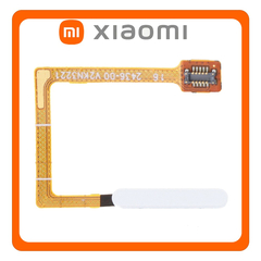 Γνήσια Original Xiaomi Redmi Note 13 5G (2312DRAABG, 2312DRAABI), Fingerprint Sensor Flex Αισθητήρας Δαχτυλικού Αποτυπώματος Sensor White Άσπρο (Service Pack By Xiaomi)