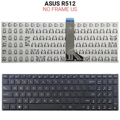 Πληκτρολόγιο Asus R512 no Frame us