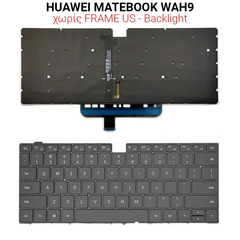 Πληκτρολόγιο Huawei Matebook Wah9 no Frame us + Backlight