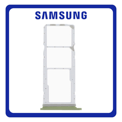 Γνήσια Original Samsung Galaxy A05s 4G (SM-A057F, SM-A057F/DS) SIM Card Tray + Micro SD Tray Slot Υποδοχέας Βάση Θήκη Κάρτας SIM Light Green Πράσινο GH81-24405A (Service Pack By Samsung)
