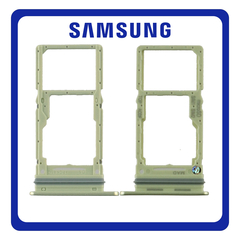 Γνήσια Original Samsung Galaxy A34 5G (SM-A346E, SM-A346B) SIM Card Tray + Micro SD Tray Slot Υποδοχέας Βάση Θήκη Κάρτας SIM Lime GH98-48063C​ (Service Pack By Samsung)