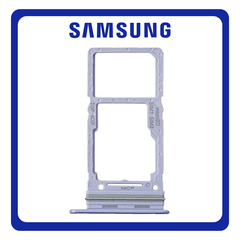 Γνήσια Original Samsung Galaxy A34 5G (SM-A346E, SM-A346B) SIM Card Tray + Micro SD Tray Slot Υποδοχέας Βάση Θήκη Κάρτας SIM Violet Βιολετί GH98-48063D (Service Pack By Samsung)